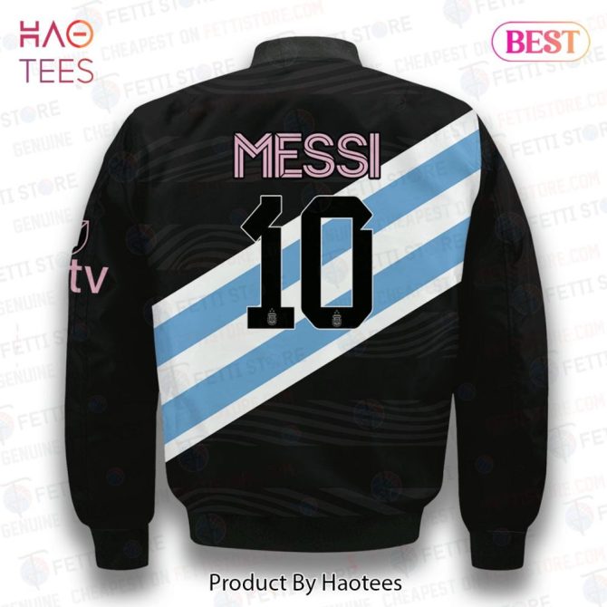 Luxury Lionel Messi Inter Miami Argentina Unique Design 3D Bomber Jacket - Image 3