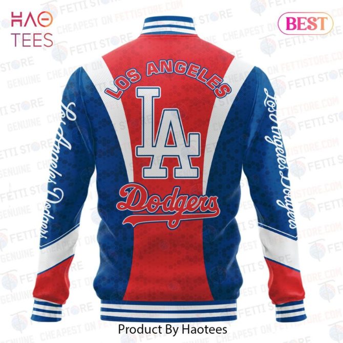 La Dodgers Varsity Jacket - Official Team Logo, Blue & Red, Unisex Baseball Apparel - Image 3