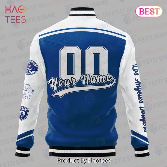 Customizable Los Angeles Dodgers Varsity Jacket - Personalized Name & Number - Image 3