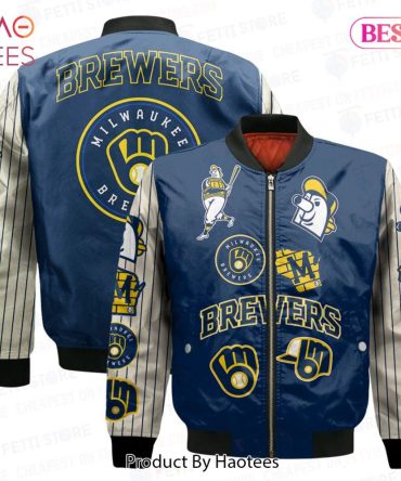 Luxury Milwaukee Brewersmajor League Baseball   Unisex Aop Bomber Jacket