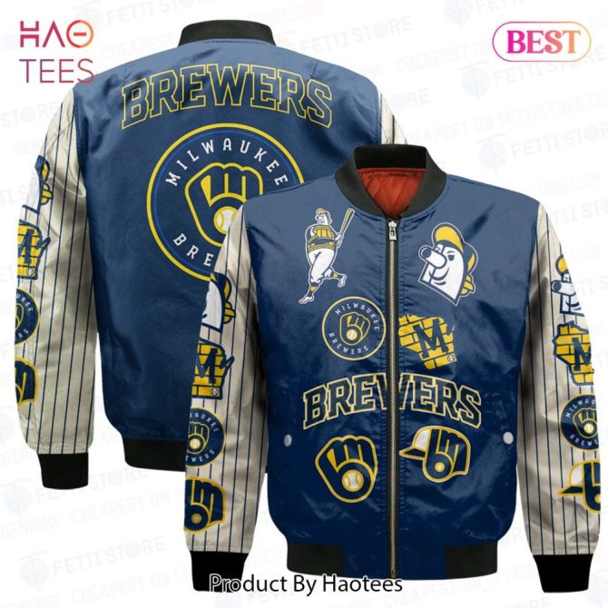 Luxury Milwaukee Brewersmajor League Baseball   Unisex Aop Bomber Jacket