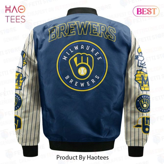 Luxury Milwaukee Brewersmajor League Baseball   Unisex Aop Bomber Jacket - Image 3