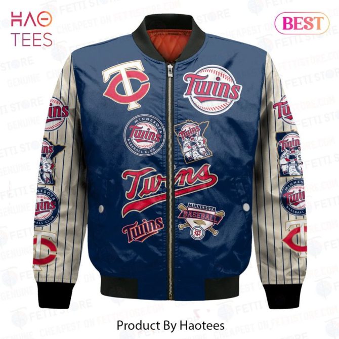 Luxury Minnesota Twinsmajor League Baseball   Unisex Aop Bomber Jacket - Image 2