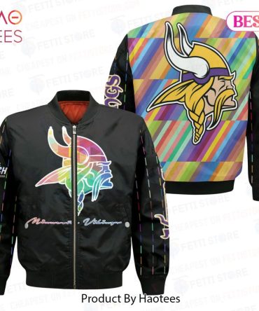 Luxury Minnesota Vikingsnational Football League Aop Bomber Jacket