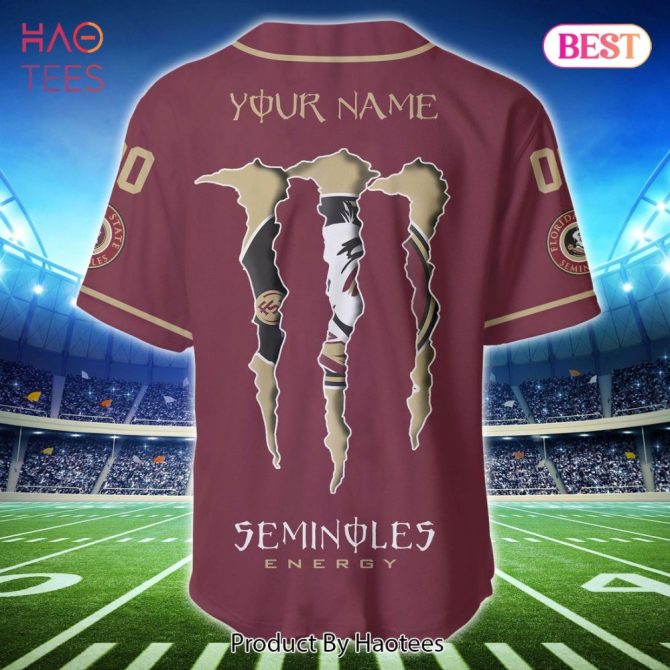 Custom Seminoles Baseball Jersey - Personalized Name & Number - Perfect Fan Gift - Image 2