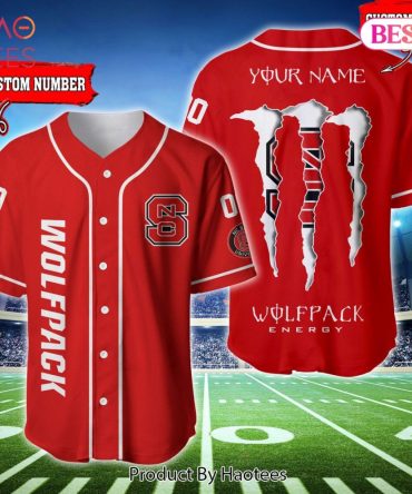 Custom Wolfpack Jersey - Personalized Name & Number - Perfect Gift For Fans!