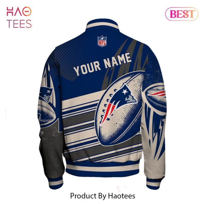 Customizable Nfl Patriots Jacket - Personalized Name Design For Fans - Image 3