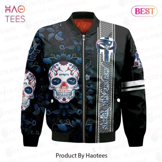 Luxury New England Patriotsnational Football League Aop Bomber Jacket - Image 2