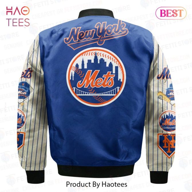 Luxury New York Metsmajor League Baseball   Unisex Aop Bomber Jacket - Image 3