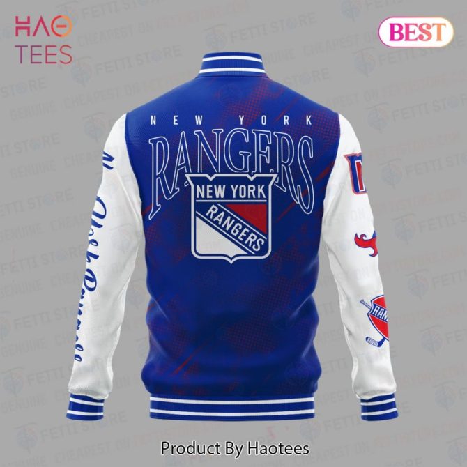 New York Rangers Varsity Jacket - Stylish, Warm & Perfect For Fans! - Image 3