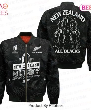 Luxury New Zealand All Blacks Rugby World Cup   New Design Bomber Jacket