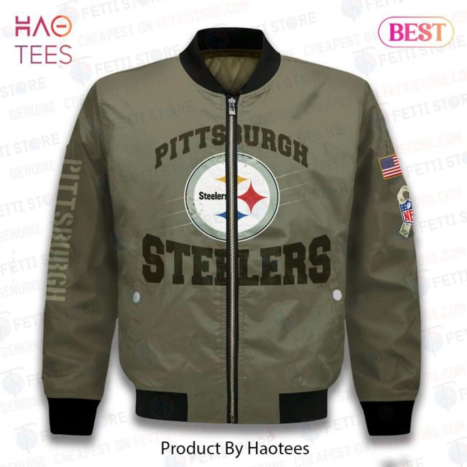 Luxury Pittsburgh Steelersnational Football League   Unisex Aop Bomber Jacket - Image 2