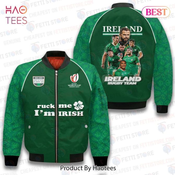 Luxury Rugby World Cup   Ireland   3D Bomber Jacket