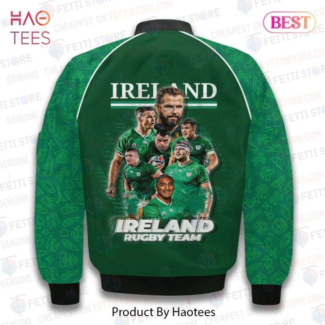 Luxury Rugby World Cup   Ireland   3D Bomber Jacket - Image 3
