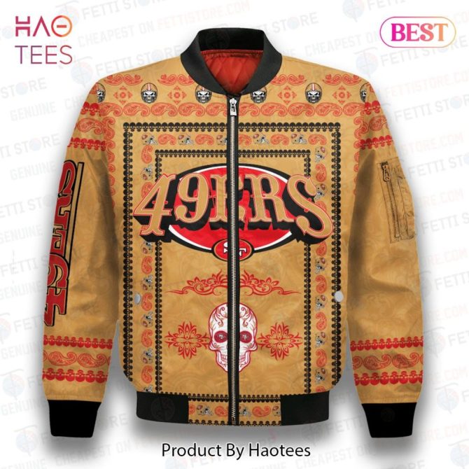 Luxury San Francisco 49Ers Classic Pattern Nfl 3D Bomber Jacket - Image 2