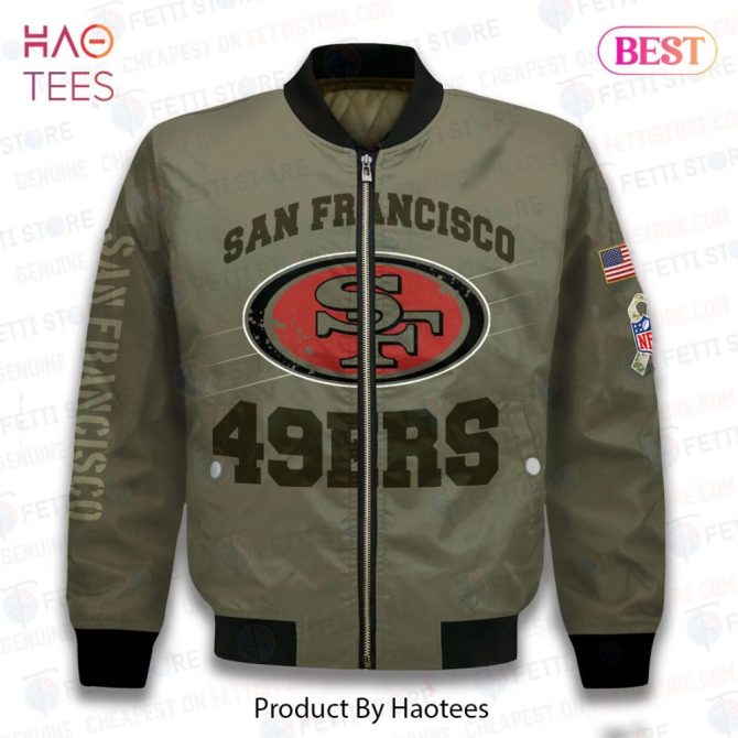 Luxury San Francisco 49Ersnational Football League   Unisex Aop Bomber Jacket - Image 2