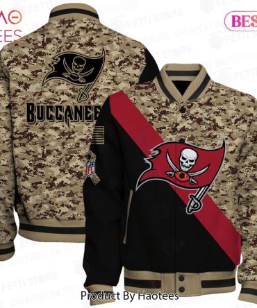 Camouflage Buccaneers Bomber Jacket - Stylish Nfl Fan Gear For Men & Women - Perfect Gift!