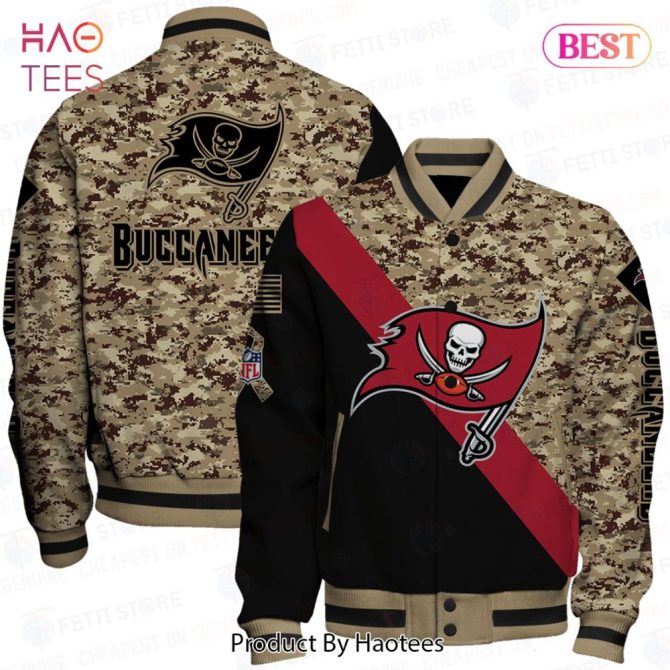 Camouflage Buccaneers Bomber Jacket - Stylish Nfl Fan Gear For Men & Women - Perfect Gift!