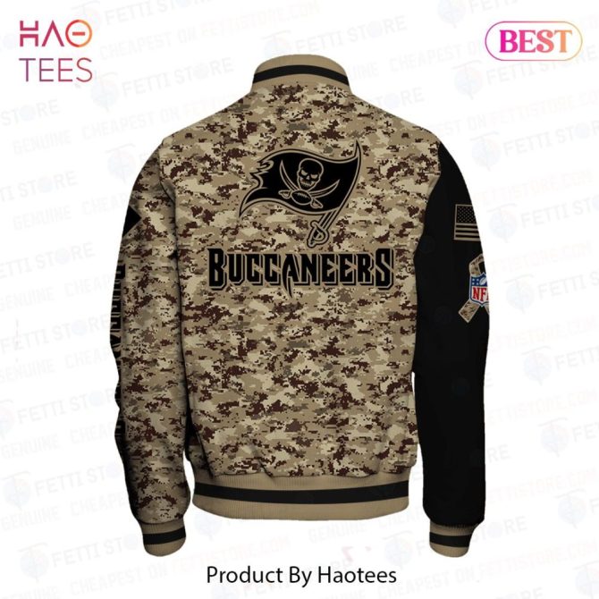 Camouflage Buccaneers Bomber Jacket - Stylish Nfl Fan Gear For Men & Women - Perfect Gift! - Image 3