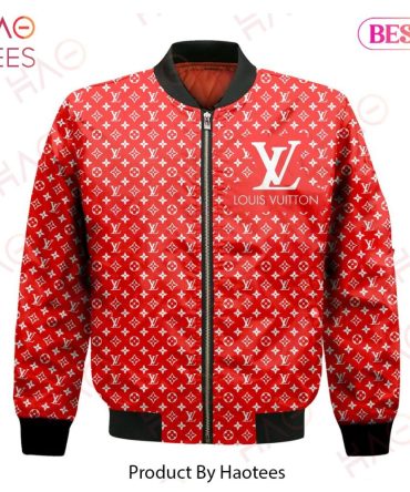 Lv Lv Red Bomber Jacket Luxury Brand Clothing Clothes Outfit
