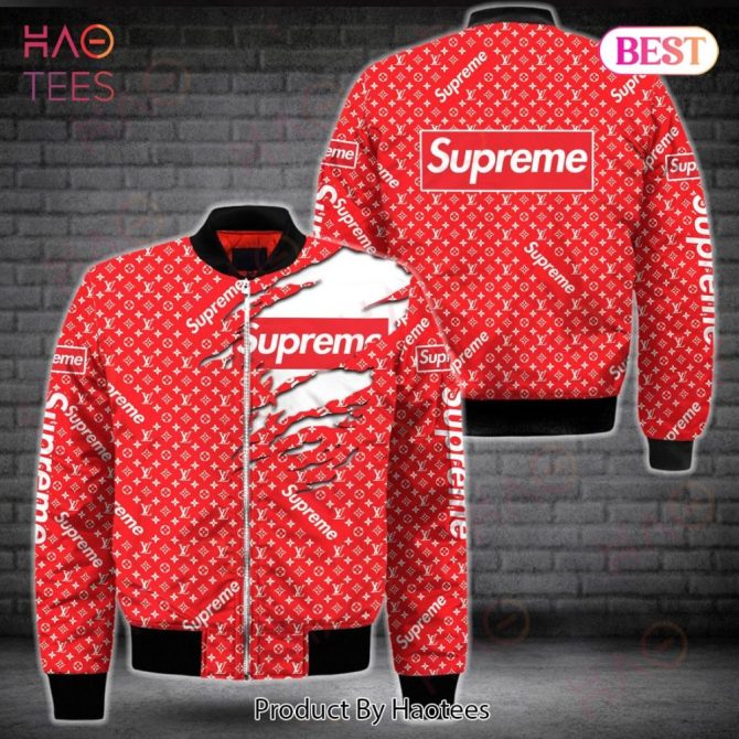 Lv Sprm Red Bomber Jacket Lv Luxury Clothing Clothes Outfit