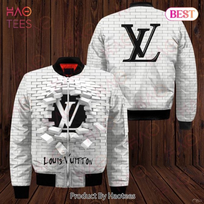 Lv White Bomber Jacket Lv Luxury Clothing Clothes Outfit