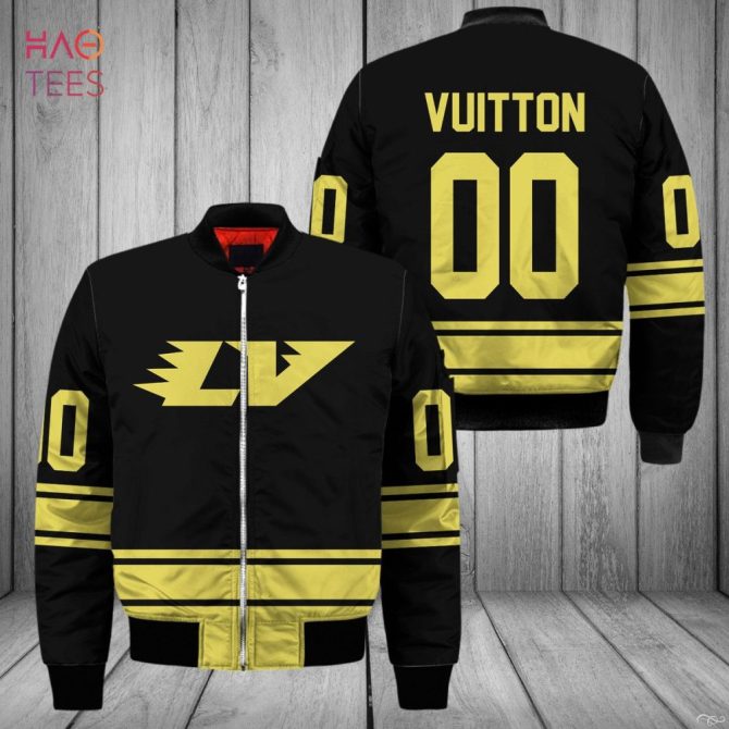 Stylish Black & Yellow Varsity Jacket - Bold Design, Unisex, Trendy Outerwear