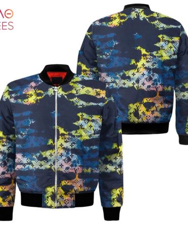 Vibrant Abstract Bomber Jacket - Unisex Streetwear Fashion