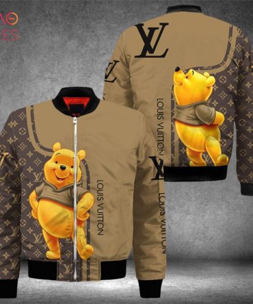 Hot Louis Vuitton Winnie The Pooh Luxury Brand Bomber Jacket Pod Design