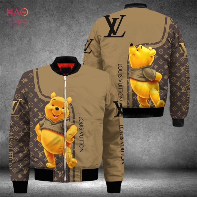 Hot Louis Vuitton Winnie The Pooh Luxury Brand Bomber Jacket Pod Design