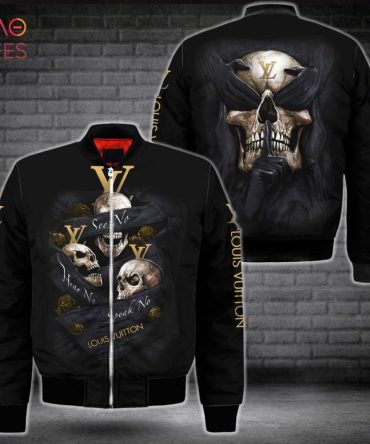 Luxury Skull Design Bomber Jacket - Bold Gothic Style And Premium Quality