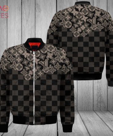 Stylish Checkerboard Pattern Bomber Jacket - Unisex Floral Design, Lightweight & Trendy