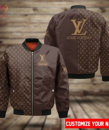 Customizable Designer Brown Bomber Jacket - Add Your Name For A Unique Style