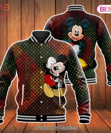 Mickey Mouse Designer Varsity Jacket – Trendy, Colorful & Stylish Outerwear For Fans!