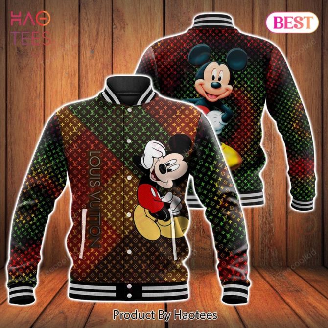 Mickey Mouse Designer Varsity Jacket – Trendy, Colorful & Stylish Outerwear For Fans!