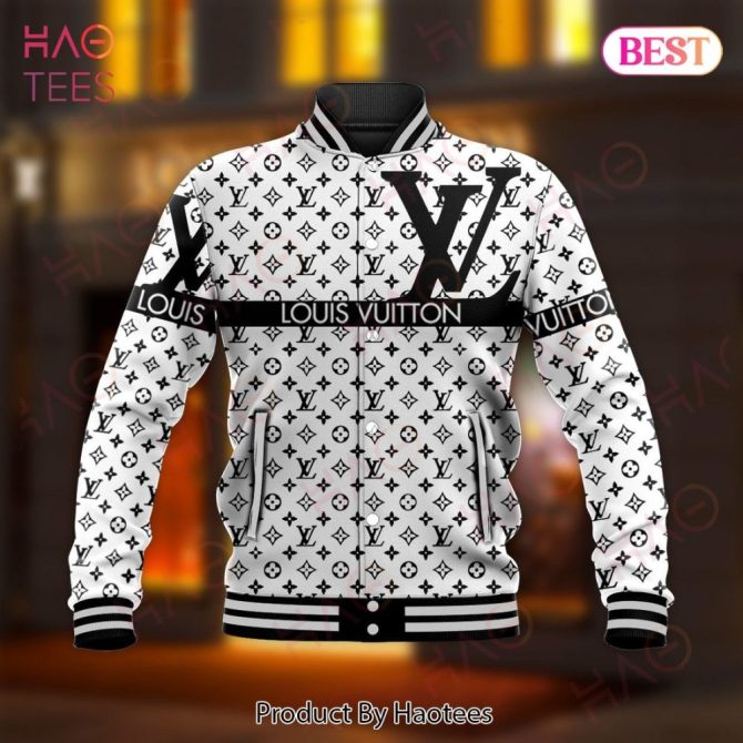 Louis Vuitton Mix White Varsity Jacket Limited Edition