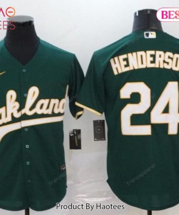 Authentic Oakland Athletics #24 Henderson Jersey - Premium Quality Fan Gear