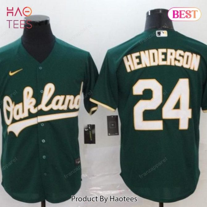 Authentic Oakland Athletics #24 Henderson Jersey - Premium Quality Fan Gear