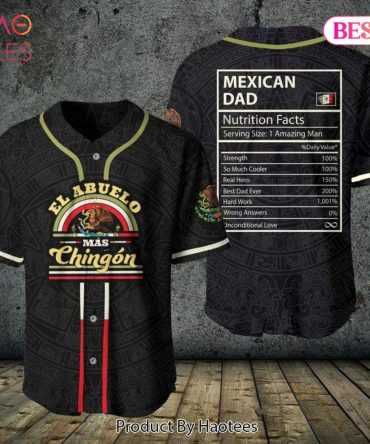 El Abuelo Más Chingón Mexican Dad Jersey - Unique Gift For Proud Fathers