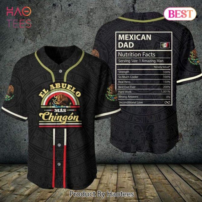 El Abuelo Más Chingón Mexican Dad Jersey - Unique Gift For Proud Fathers