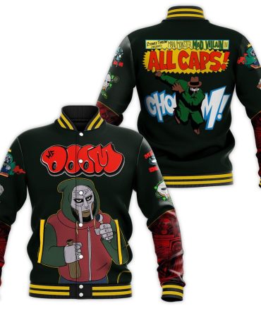 Exclusive Comic Style Varsity Jacket - Bold Graphic Design, Perfect For Streetwear Fans