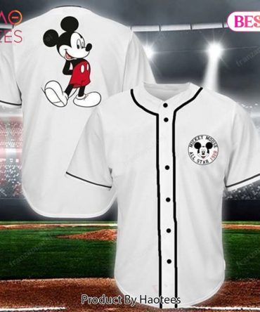 Disney Mickey Mouse Baseball Jersey – Classic Cartoon Fan Apparel