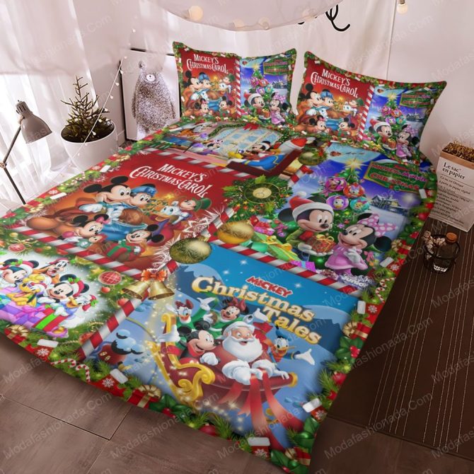 Cozy Disney Christmas Bedding Set - Mickey & Friends Holiday Magic For Kids - Image 2