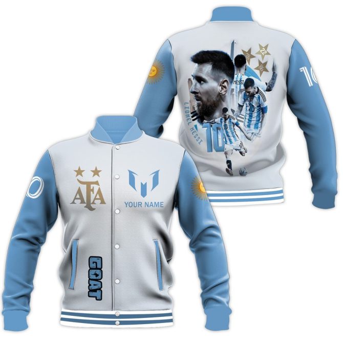 Customizable Soccer Legend Varsity Jacket – Personalized Name & Iconic Design