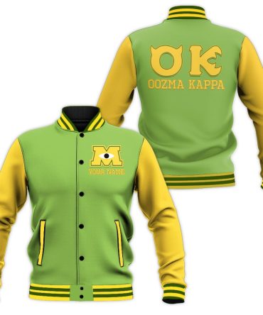 Custom Oozma Kappa Varsity Jacket – Personalized Name, Stylish Design, Perfect For Fans!