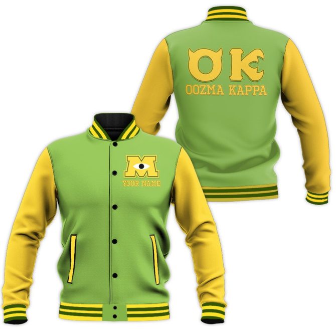Custom Oozma Kappa Varsity Jacket – Personalized Name, Stylish Design, Perfect For Fans!