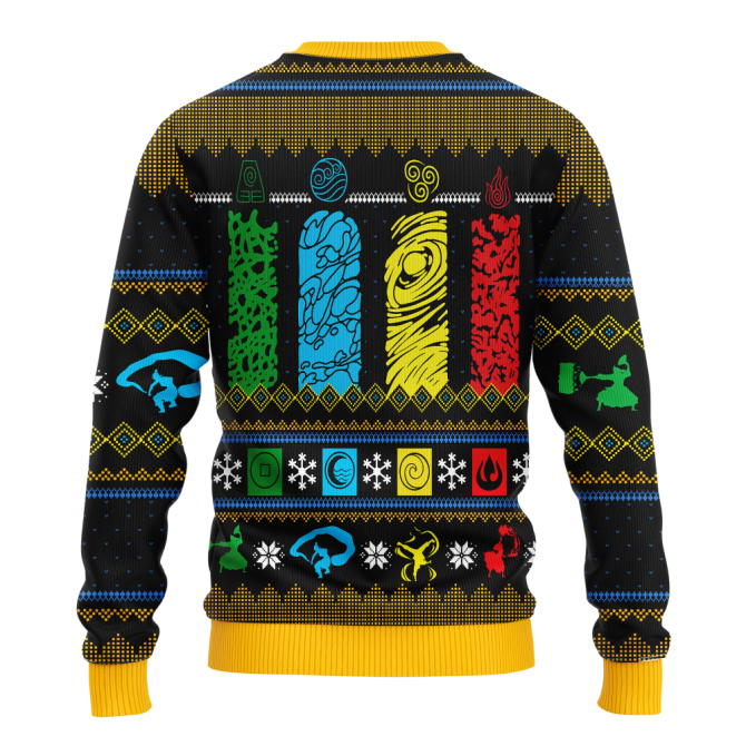 Avatar The Last Air Bender Ugly Christmas Sweater Xmas Gift - Image 2