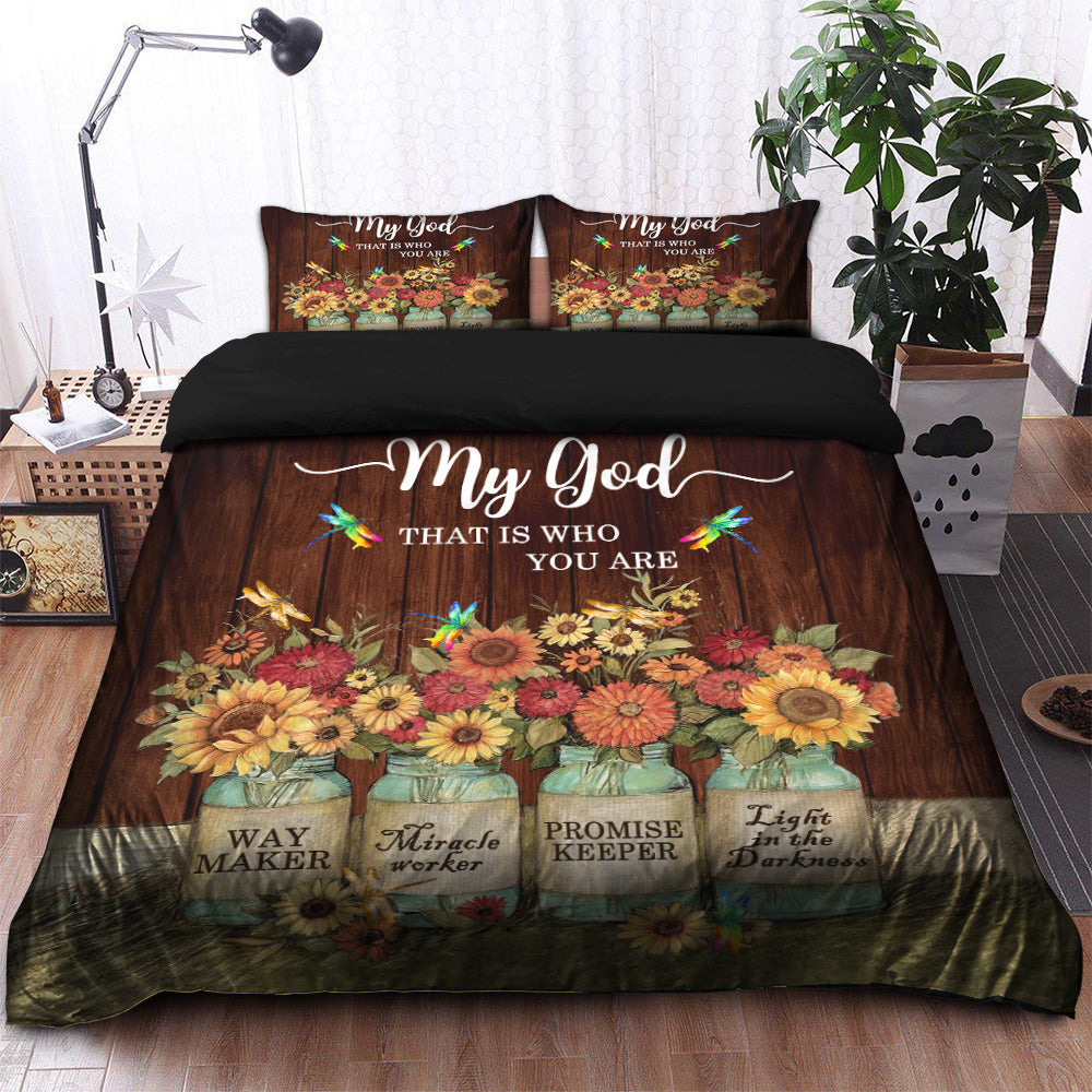 My God That Is Who You Are Bedding Set Duvet Cover And 2 Pillowcases