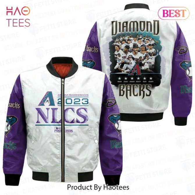 New Arizona Diamondbacks Nlcs Postseason   Aop Bomber Jacket