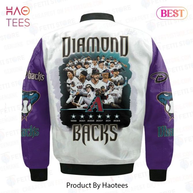 New Arizona Diamondbacks Nlcs Postseason   Aop Bomber Jacket - Image 3